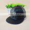 Cool Punk Rock Lion Head Decorated Flat Brim Snake PU Leather Hiphop Cap