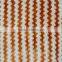 100% polyester yarn dyed fake fur fabric