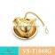 Gold plating bird shaped tea infuser