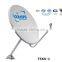 Satellite Dish 75cm Parabolic Antenna Wind Tunnel Test