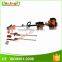 Garden tool multi function long reach brush cutter 33cc
