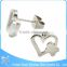 ZS20007 surgical steel earrings , stick earring , fashion flower earring