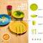 New material bamboo fiber 10 inch dinner plate set, copy melamine custom tableware                        
                                                Quality Choice
