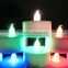 CL210804RC Rechargeable led color changing candle lights with remote control light up candle bulb
