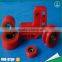 China low price high speed pu pulley sheave rollor v groove plastic pulley wheel bearing