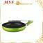 MSF-PA6243-3 Various size of pressing aluminum fry pan colorful painting on fry pan