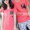 Wholesaler t-shirt for couple sports t-shirt cotton