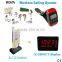 Wireless Service Waiter Remote Call Bell System Good Price LED Display, 2 Keys Table Button And Menu Holder K-2000CT+Y-650+K-G2