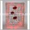 Fancy table lamp RGB LED table lamp aluminium table lamp leaves and rose flower