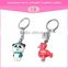 Superior quality customize metal key chains frog monkey models keychain manufacturers in china
