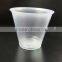 6oz clear double layer disposable plastic cup