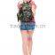 3d printed palm tropical green red flower Vintage Canvas Rucksacks Cute School Satchel Rucksack Backpack Campus Bag