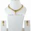 Indian Traditional South Indian Style Gold Polish Necklace For Women