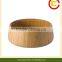 Soiled bamboo bowl, bamboo salad bowl