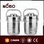 Highly useful stainless steel thermo food container/food pot with handle