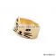 Gold or silver cute cat ring fashion simple design friendship ring set