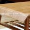 TF-2081 Natural cool glass table square table,High quality bamboo table,wooden table