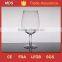 Strict control smoke colored cheap glassware wine glass