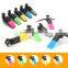 Oversea-stocked alternatvie Colorful Mini foldable Tripod Stand Clip Mount for all cellphones,pads,ipad mini