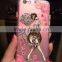 Cartton Couple Soft Finger Ring Holder Stand TPU Phone Case Cover For iPhone 6 6s plus samsung