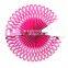 Pink Handmade Paper Fan Chritmas Favor Decoration Party