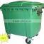 industrial large hdpe 1100l wheelie bin with wheels