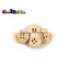 15mm(24L)Dia Deep Grain Imitation Wood Resin Round Buttons for Sewing Craft DIY Bag Appreal Accessories #FLN003-15B