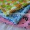 flowers print flannel baby blanket fabric c 21*13 40*41