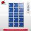 blue storage metal 15 doors locker