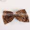2016 New Fashion Korean Beautiful Leopard Bows Hair Claws Hairpins Hairband Headwear Hair Accessories for Women Jewelry