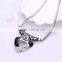 Hot Sale Tiny Austrian Crystal Parti-colour Curve Big Hollow Triangle Pendant Collar Statement Necklaces for Women Girls Jewelry