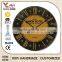 Personalized Fancy Vintage Mdf Wall Clock Blue Color