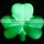 CE promotion gifts of light up whitetip clover keychain