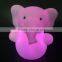 On Sale soft pvc rubber flashing zoo animal toys for kids