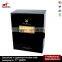 wooden black wine gift box and wine shipping bottle retail box packaging