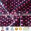 wholesale polyester custom polka dot design printed spandex fabric for upholstery