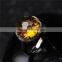 factory wholesale 18K gold plating 925 sterling silver jewelry amethyst and citrine natural gemstone rings