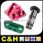 aluminum steel brass plastic cnc turning parts