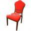 2016 New Design hot sell red banquet wedding chair