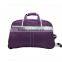 folding protable multifunctional travel trolley luggages 100% polyester