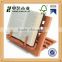 ISO9001 FSC OEM&ODM natural wood stand book rest book holer