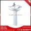 2016  hot sale professional custom bathroom pedestal wash basin