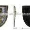 European Medieval Shield Ancient Greek Knight Shield Plastic Toy Shields:CrossBones