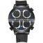 Weide Mutiple Time Zones Quartz Watch, Stainless Steel Quartz Watches Bezel Japan 30m Water Resistant Luxury Watch for Men