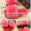 Wholesale Women Colorful Sheep Fur Flip Flop Slipper with color choices