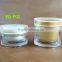 Transparent acrylic eye gel container with lid