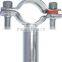 Ss304/316 Food Grade Pipe Hanger / Stainless Steel Adjustable Pipe Support