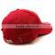 Custom best quality red Acrylic Embossed baseball hat with metal buckle                        
                                                                                Supplier's Choice