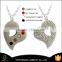 Hot sale fashion jewelry ladies necklace pendant stainless steel broken heart pendant scalar energy pendant                        
                                                Quality Choice