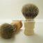 Private Label Wooden Shaving Stands Best Silvertip Badger Hair Shaving Brush Knots